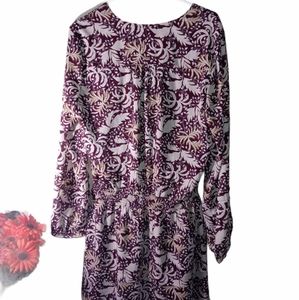Chelsea 28 floral v neck midi dress size large